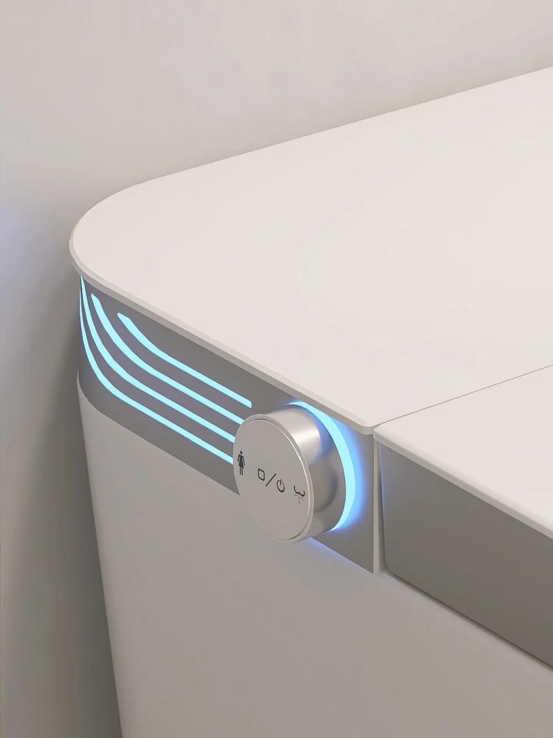 玻璃磚隔斷與智能馬桶，現代衛生間的舒適美學